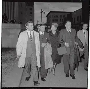 Attorneys Walking Outside of Courthouse