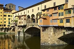 Ponte Vecchio Collection: attraction, building, city portrait, colorful, historic, mediterranean, middle ages