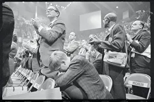 Audience Applauding at Robert Kennedy Tribute