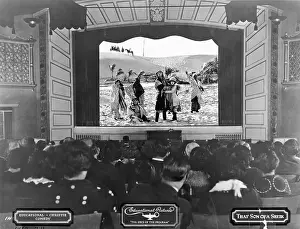 Screen Prints: Audience Watching Silent Film