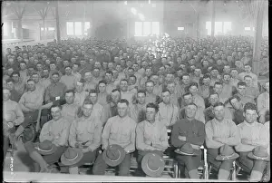 Conformity Prints: Audience of Young Soldiers Awaiting a Performance