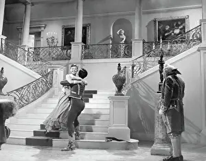 Butler Prints: Audrey Hepburn Embracing Jeremy Brett in War and Peace