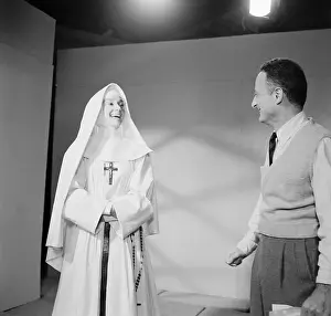 Habit Prints: Audrey Hepburn with Fred Zinnemann of The Nun's Story