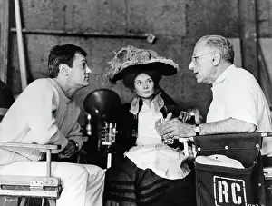 Audrey Hepburn And George Cukor In My Fair Lady