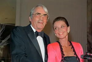 Audrey Hepburn and Gregory Peck Attending Award Ceremony