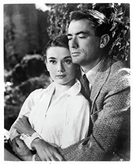 Audrey Hepburn And Gregory Peck In Roman Holiday