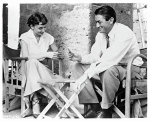 Audrey Hepburn And Gregory Peck In Roman Holiday