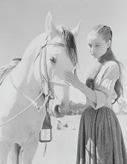 Durango Prints: Audrey Hepburn with a Horse in The Unforgiven