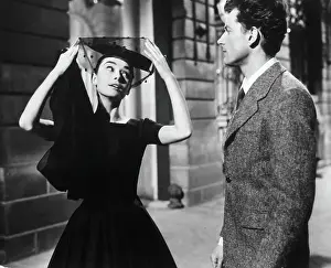 Lac0034 Prints: Audrey Hepburn In Love In The Afternoon