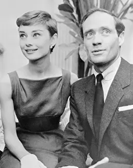 Audrey Hepburn and Mel Ferrer