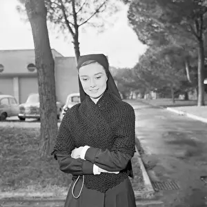 Habit Prints: Audrey Hepburn Wearing a Nun's Habit