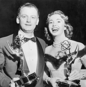 Emmy Award Ceremonies Prints: Audrey Meadows and art Carney Together