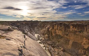 Images Dated 13th April 2017: Augrabies waterfall in late afternoon, Northern Cape, South Africa
