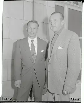 August Busch with Eddie Stanky
