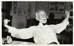 August Heckscher Stretching His Arms