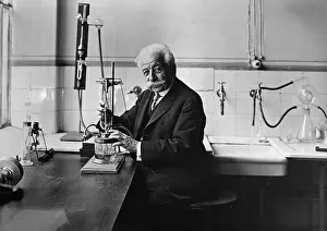 Auguste Lumiere in Laboratory