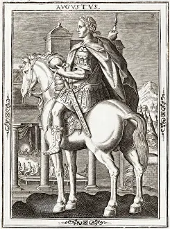 Augustus Prints: Augustus Caesar on Horseback