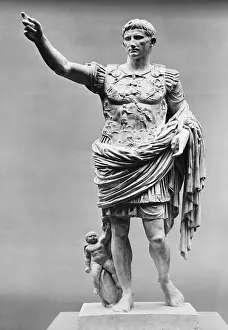 Augustus Prints: Augustus of Prima Porta Ancient Roman Statue