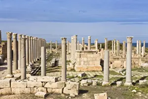 Neglected Prints: Augustus Temple, Leptis Magna, Libya, Africa