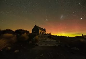 Images Dated 15th April 2015: Aurora Australis at Church of The Good Shepherd