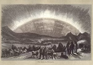 Images Dated 14th April 2016: Aurora Borealis in the 19th Century