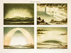 Aurora Borealis Collection: Auroras Chromolithograph 1896
