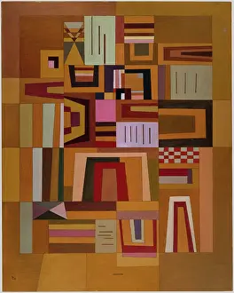 Nonrepresentational Prints: Ausgleichrosa (Pink Compensation)