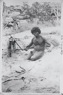 Australian Native Making Fiber from Hair