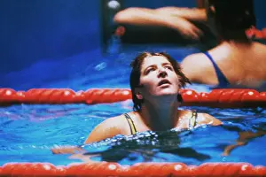 Swimmer Prints: Australian Swimmer Dawn Fraser in 1964 Olympics