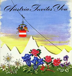 1960 Prints: Austria Invites You