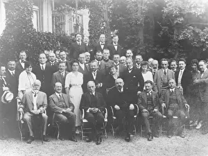 Politicians Prints: Austrian delegation in Saint-Germain 1919