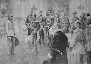 Franz Josef Prints: Austrian Emperor Franz Joseph Being Congratulated