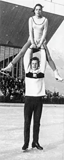 Olympia Prints: Austrian figure skaters Gerlinde Schönbauer and Wilhelm Bietak 1964