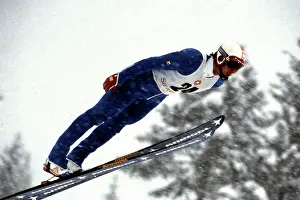 Austrian ski jumper Armin Kogler 1984