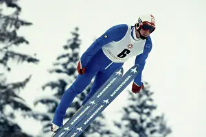 Austrian ski jumper Armin Kogler 1984