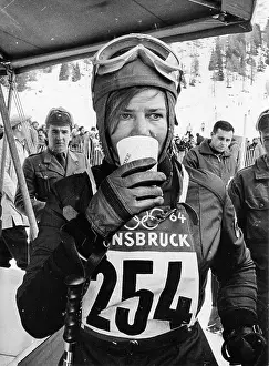 Olympia Prints: Austrian ski racer Traudl Hecher 1964