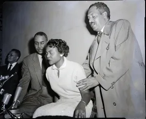 Alabama Prints: Autherine Lucy W/Thurgood Marshall