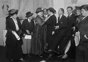 Chorus Prints: Author Alva Belmont Attending Suffragist Fundraiser