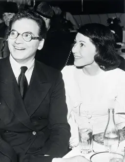 Author Clifford Odets with His Wife Actress Luise Rainer