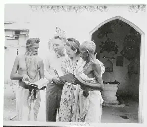 Author Dale Carnegie Talking with Hindus