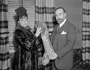 Writer Prints: Author Dorothy Parker with Ambassador Fernando De Los Rios