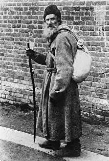 Russian Prints: Author Leo Tolstoy in Peasant's Garb