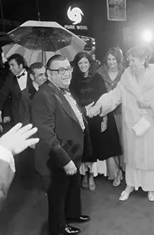 Author Mario Puzo Attending Premiere of The Godfather