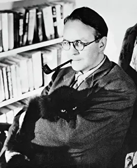 Author Raymond Chandler in His Study