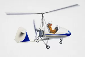 Images Dated 12th January 2007: Autogyro, flying with pilot