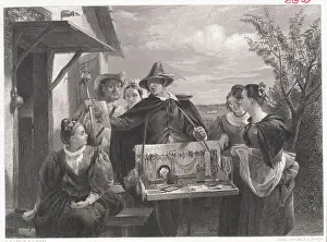 Autolycus Attracting Customers