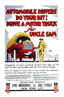 Trucks Prints: Automobile Drivers Do Your Bit!