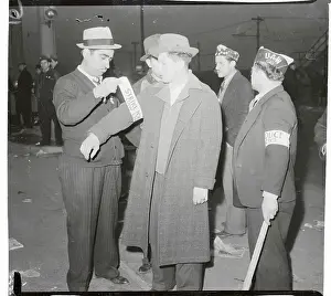 Dearborn Prints: Automobile Employees Getting Fitted with Protest Bands
