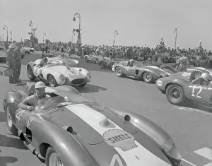 Autos Competing in a Race