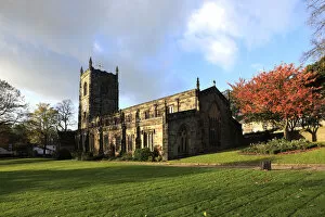 Images Dated 3rd January 2014: Autumn, Holy Trinity Church, Skipton town